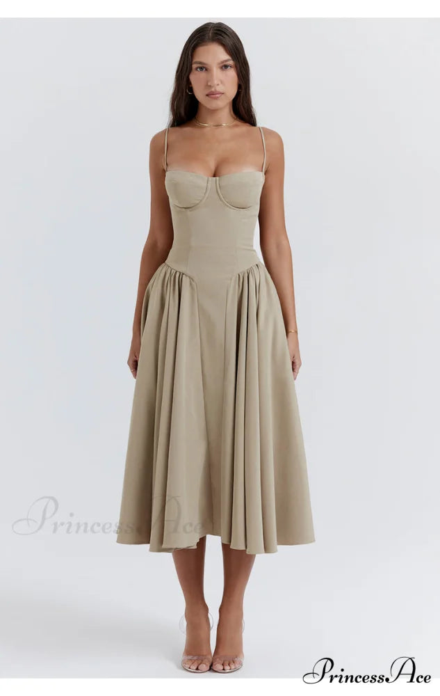 Aurora Midi/Maxi Stylish Bustier Corset Dress