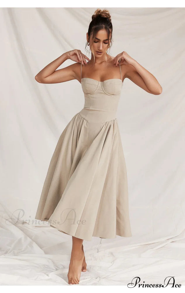 Aurora Midi/Maxi Stylish Bustier Corset Dress