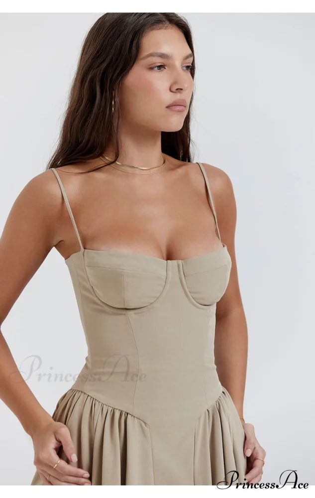 Aurora Midi/Maxi Stylish Bustier Corset Dress