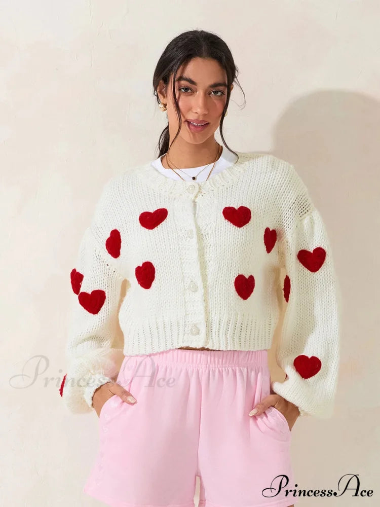 Autumn Sweater 3D Bow Cardigan