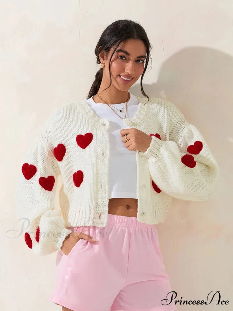 Autumn Sweater 3D Bow Cardigan