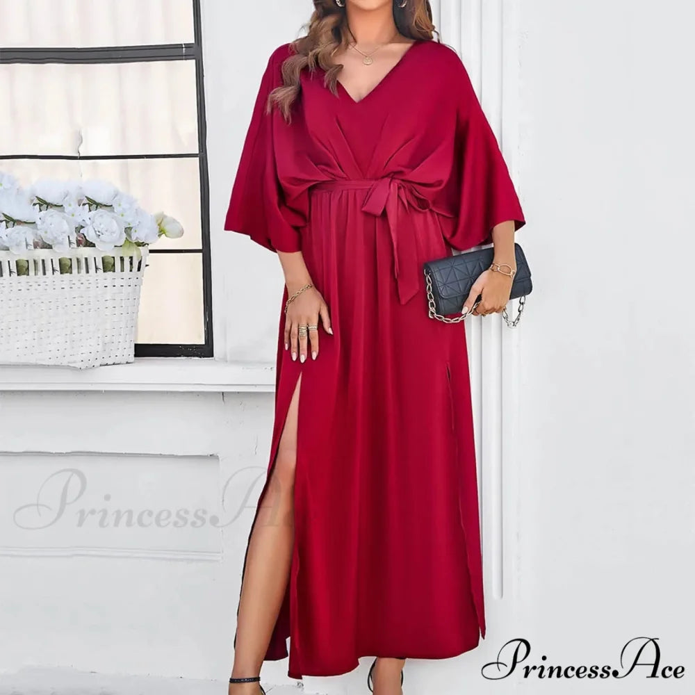 Autumn Winter Elegant Velvet Maxi Long Sleeve Pleated High Waist Female Casual Slim Fit Long Dress