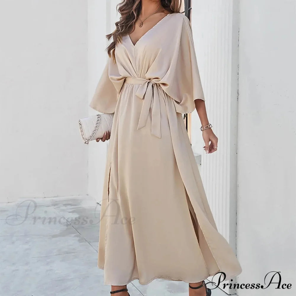 Autumn Winter Elegant Velvet Maxi Long Sleeve Pleated High Waist Female Casual Slim Fit Long Dress