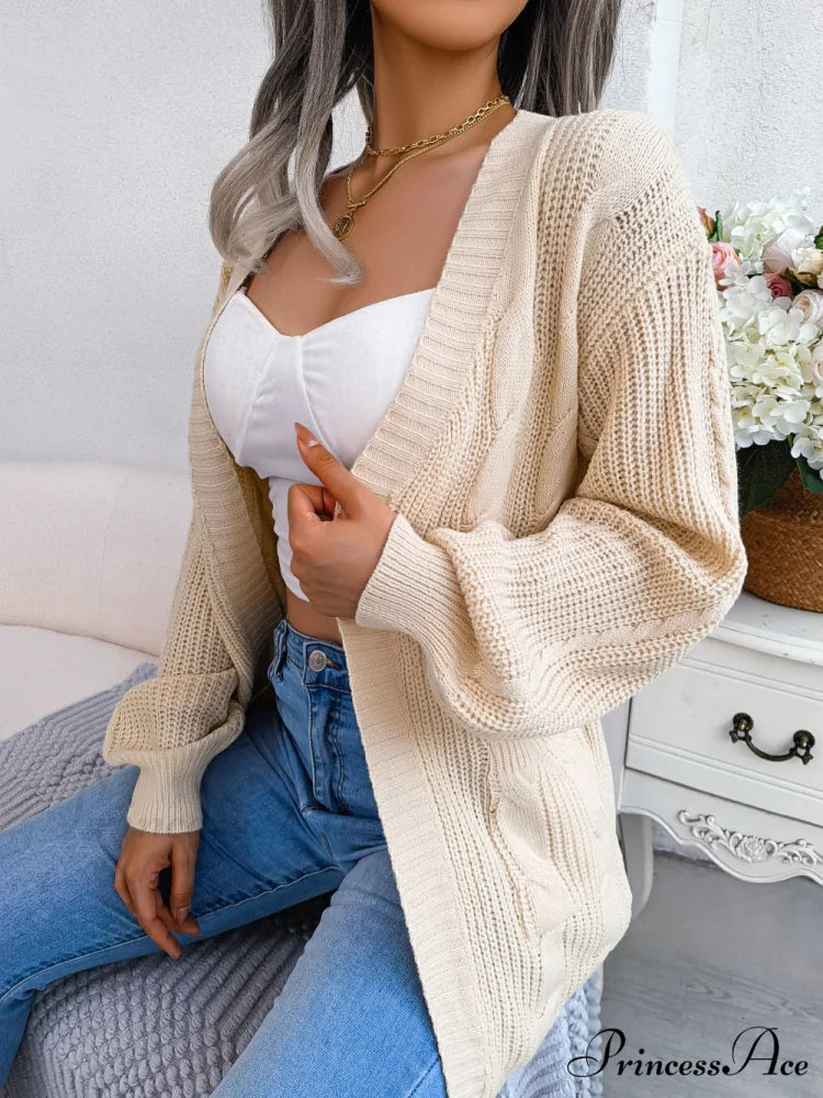 Autumn Winter Knitted Women Cardigan