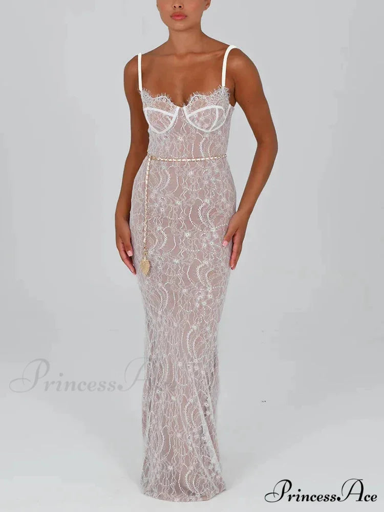 AVRIL Elegant MAXI DRESS M / Black