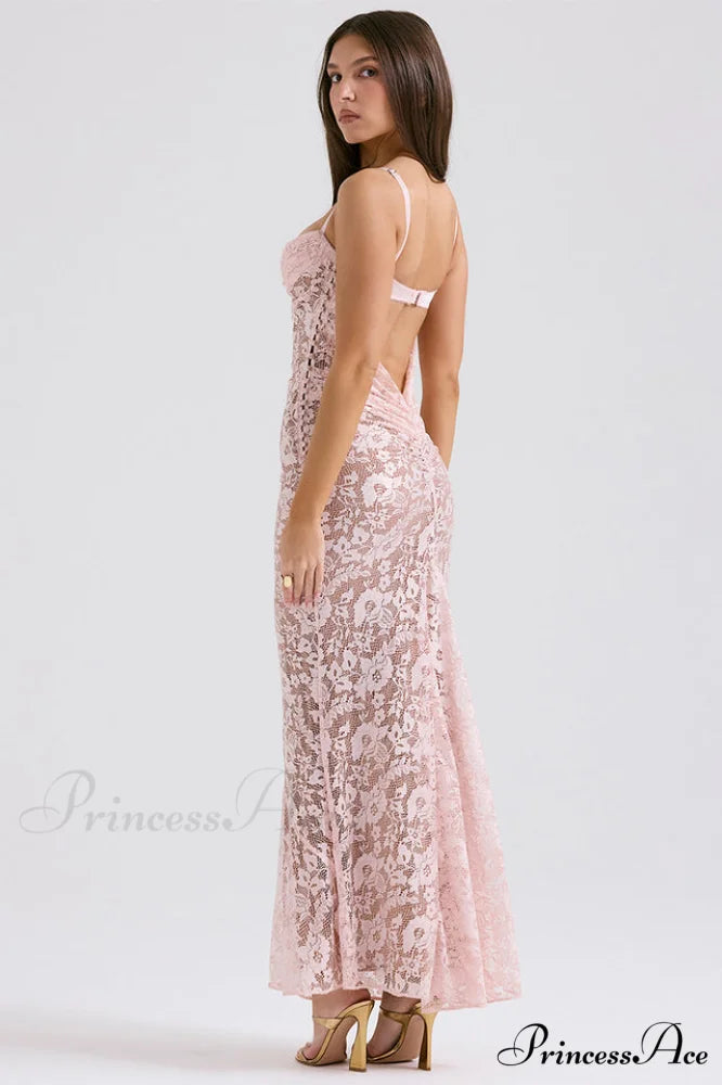 Azzurra Rose Stylish Lace Dress