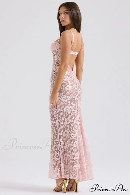 Azzurra Rose Stylish Lace Dress