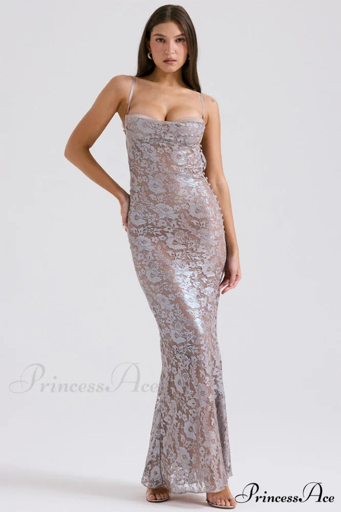 Azzurra Rose Stylish Lace Dress