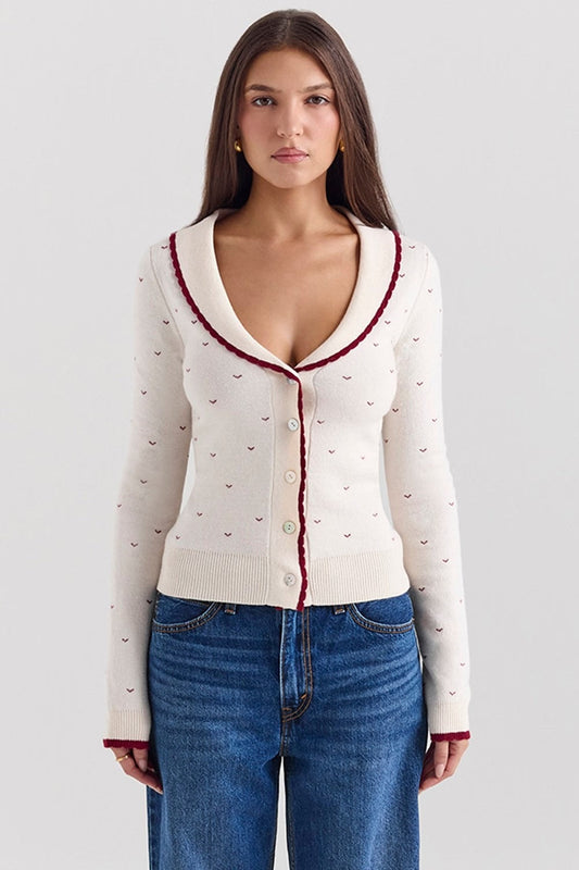French Chic Boucle Cardigan