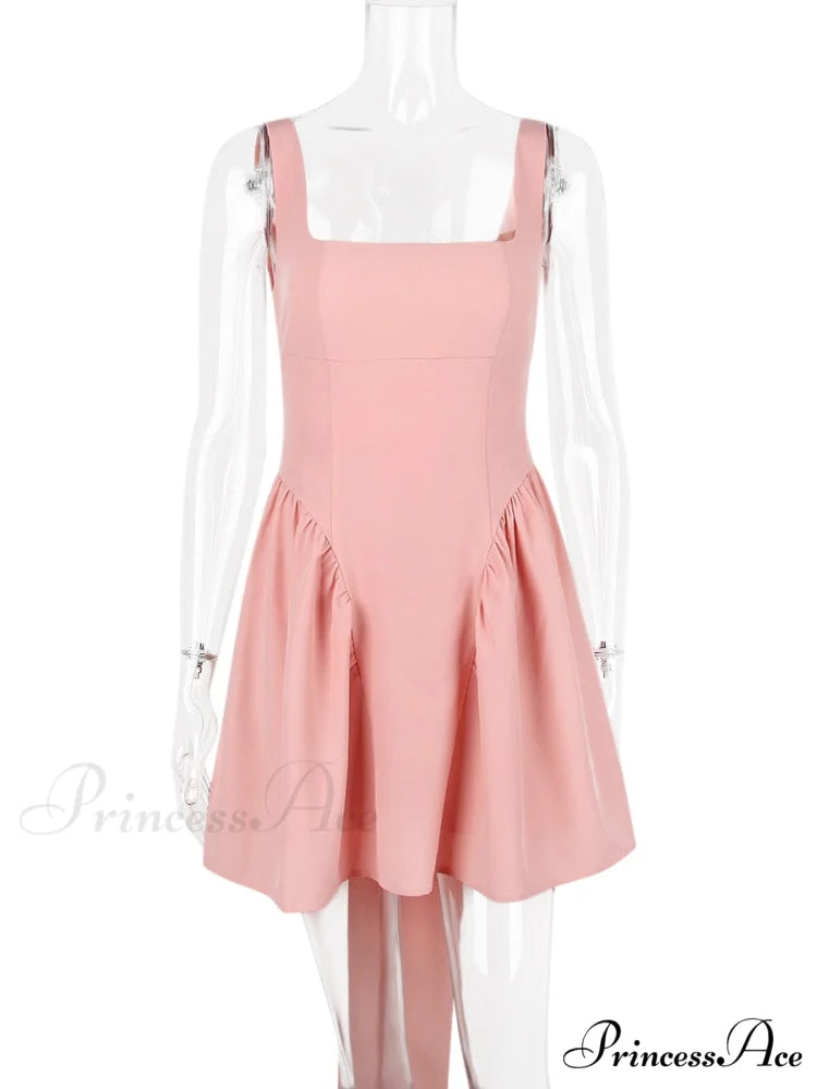 Backless Bow Stylish Mini Dress