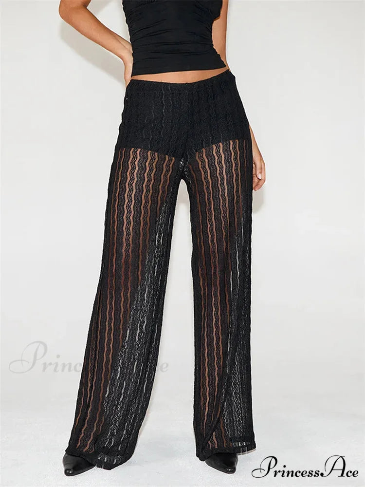 Baggy Checkered Pattern Cinch Casual Summer Pant pant-250223