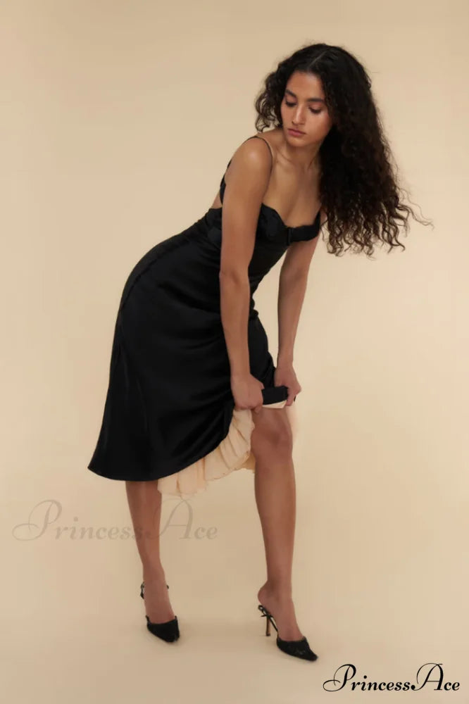Ballet Elegant Dress Noir