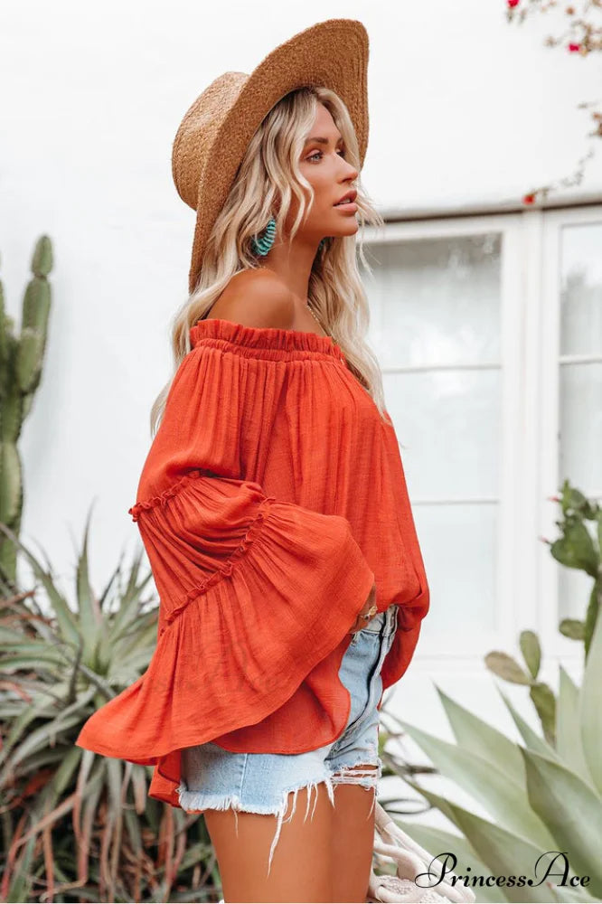 Bamboo Flare Stylish Sleeve T-shirt