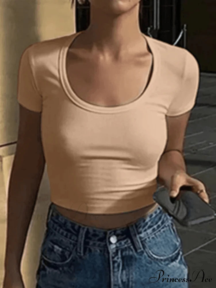 Baroque Pearl Mixed Beaded Modern Choker Necklace - Pink Khaki / S