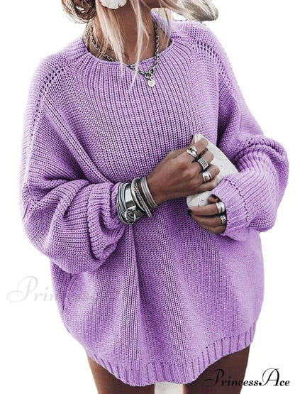 Basic Knit Stretchy Cold-Weather Jumper swraters-241228