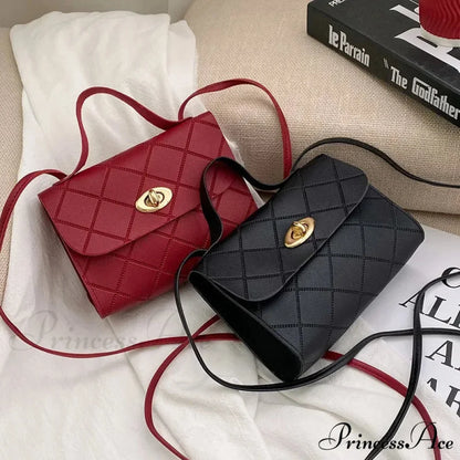 Basic Synthetic Leather Cell Phone Change Crossbody Purse handbag-250126