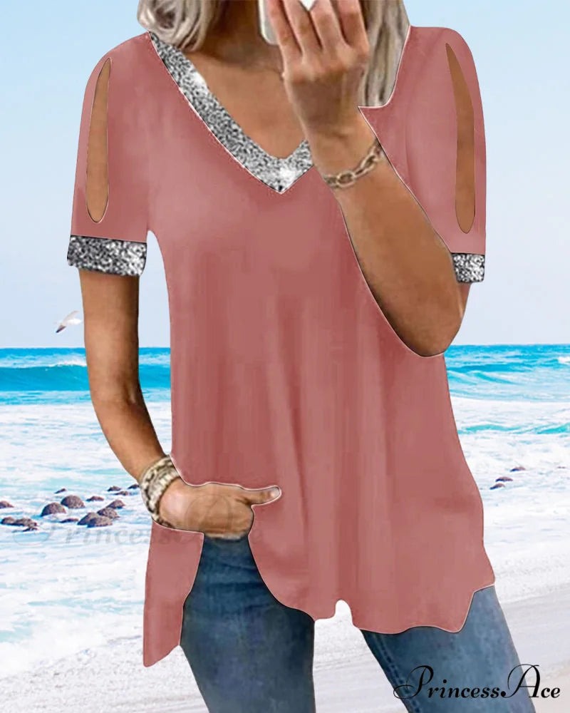 Basic V-neck Tee