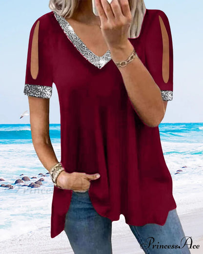 Basic V-neck Tee