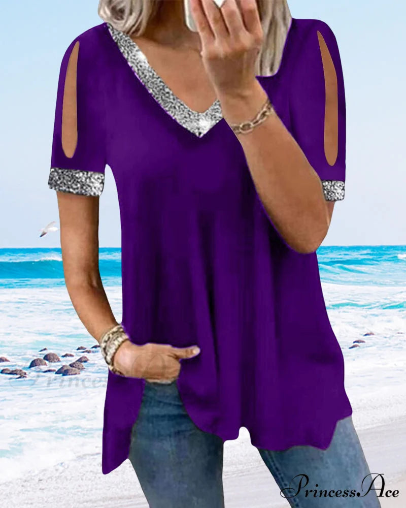 Basic V-neck Tee