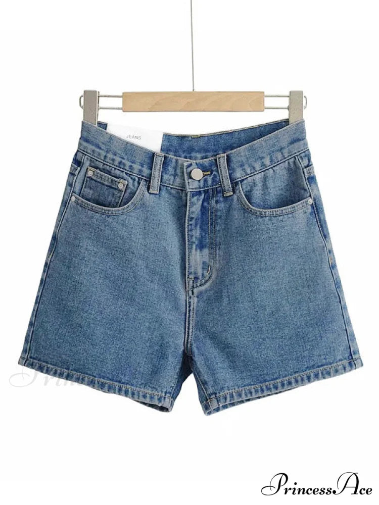 Basic Wash Straight Trendy Leg Boyfriend Jeans