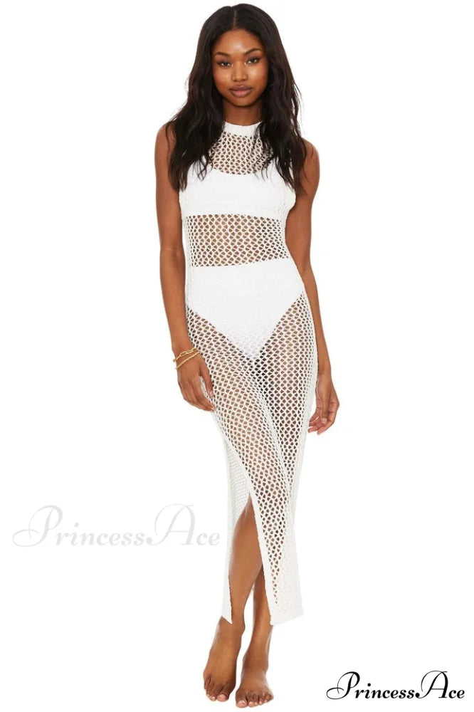 Beach Riot Stylish Holly Dress Free Size / White