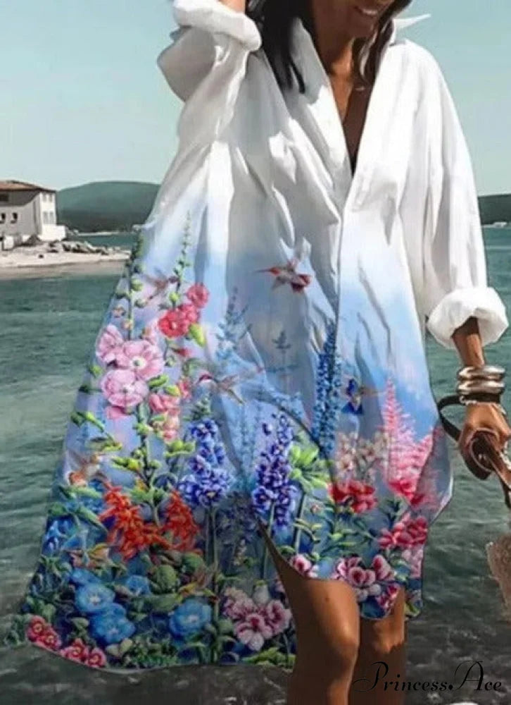 Beach Shirt - Kelly Blue / S