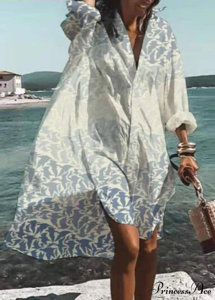 Beach Shirt - Kelly Grey blue / S