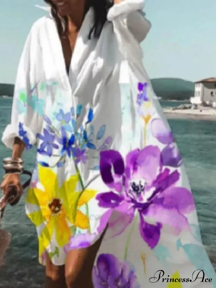 Beach Shirt - Kelly Violet / S