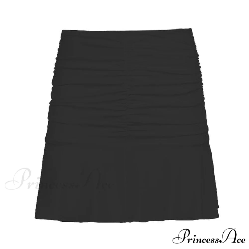 Beachwear White Accessory Harajuku Skirts black 1 / S