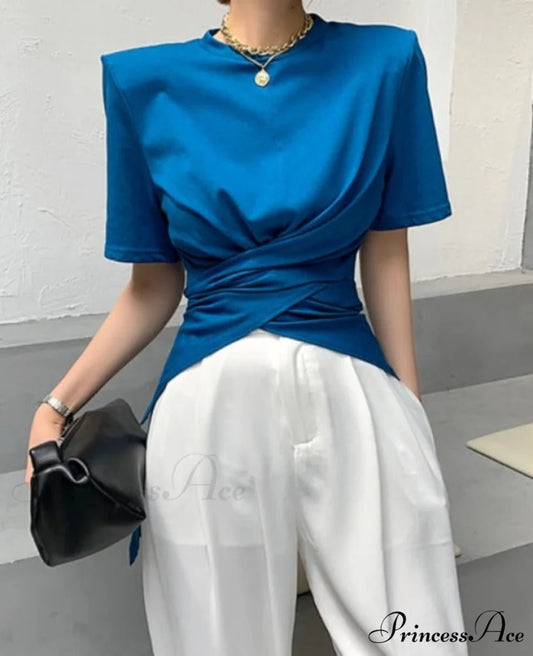 Beata Blouse Bright blue / S