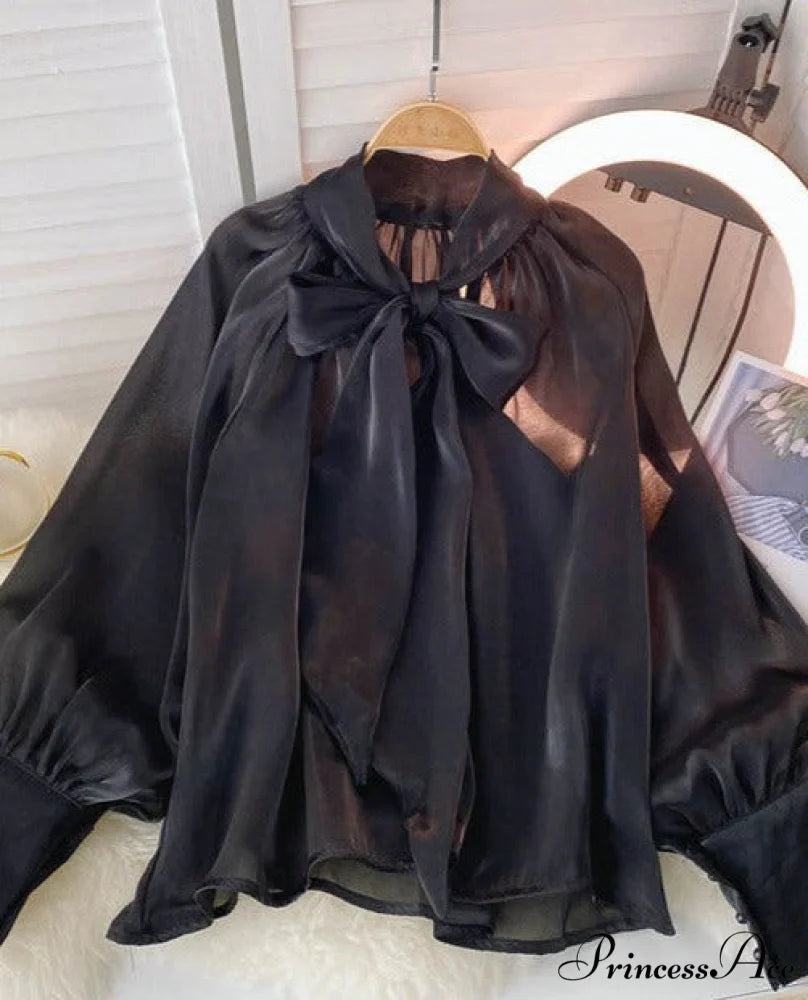 Beatrice Blouse Black / One Size