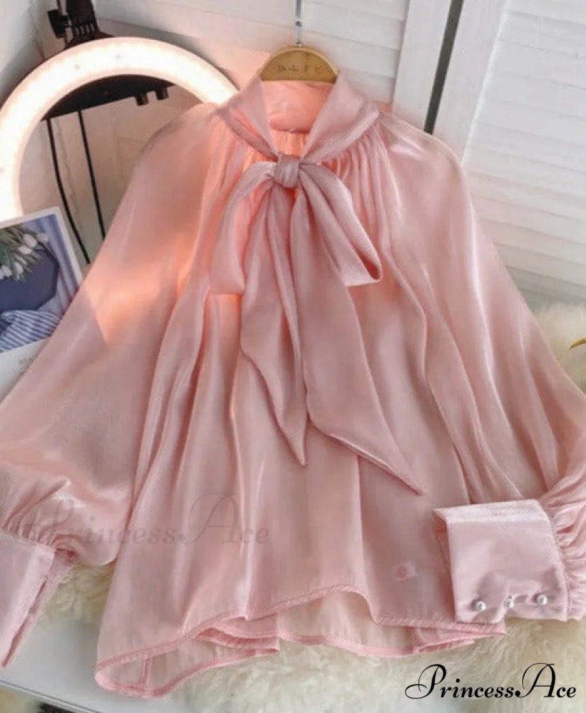 Beatrice Blouse Pink / One Size