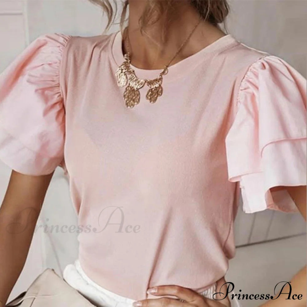 Beatrice Top Pink / S