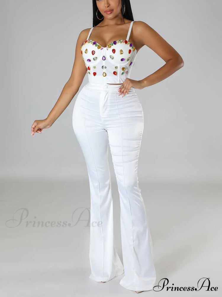 Bee Embroidery Graceful Mules Flat