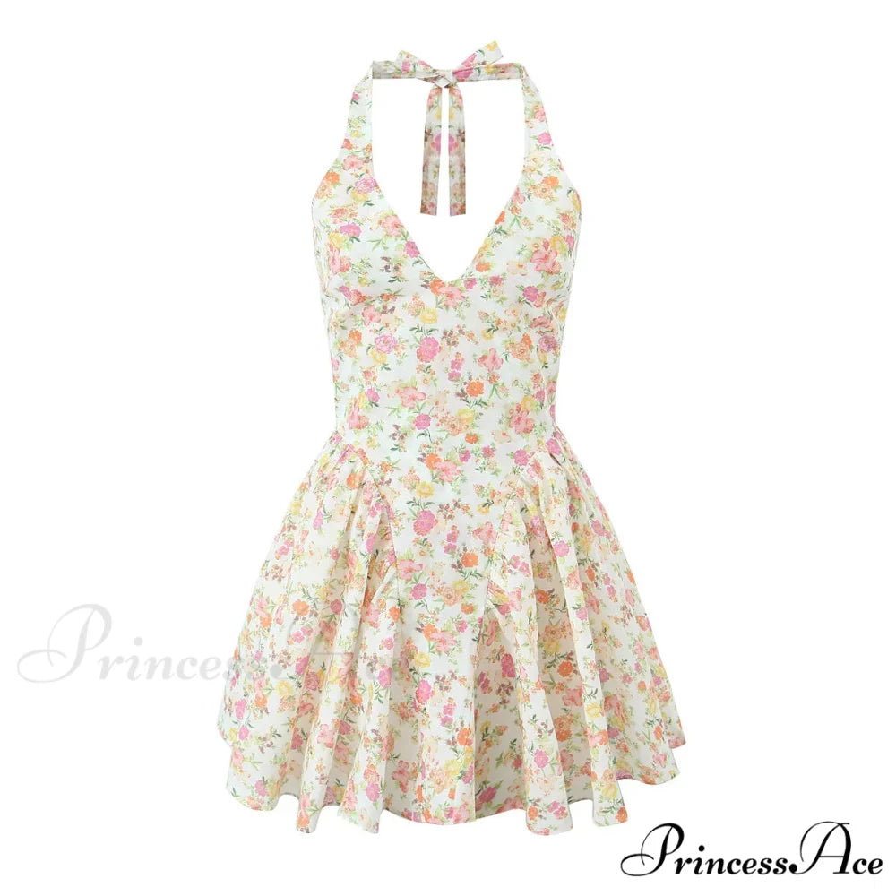 BELLA Elegant MINI DRESS Print / L