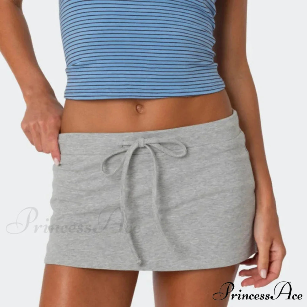 Belted Side Slit Pencil Skirt skirts-250223