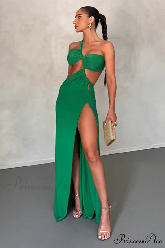 Berenice Elegant Eve Gown S / Green