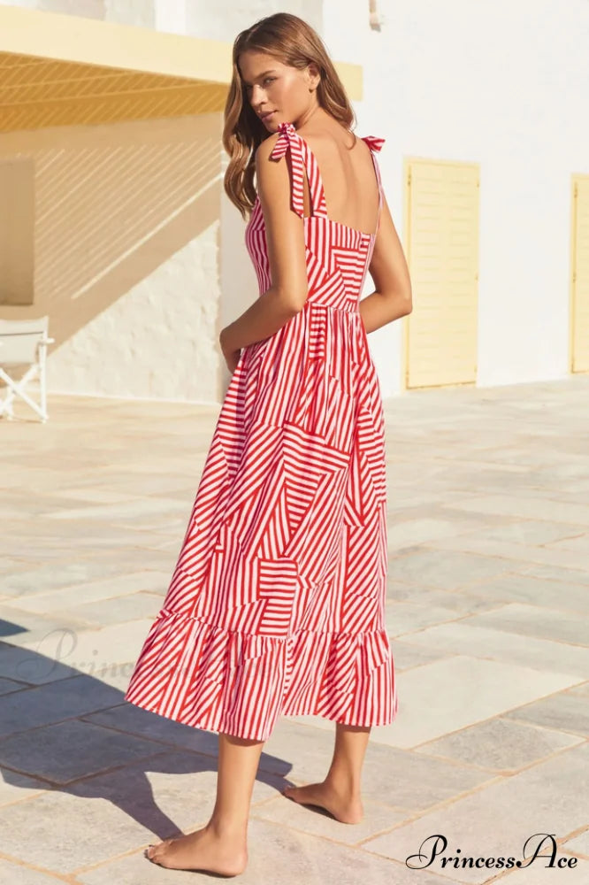 Bessie Elegant Tie Dress