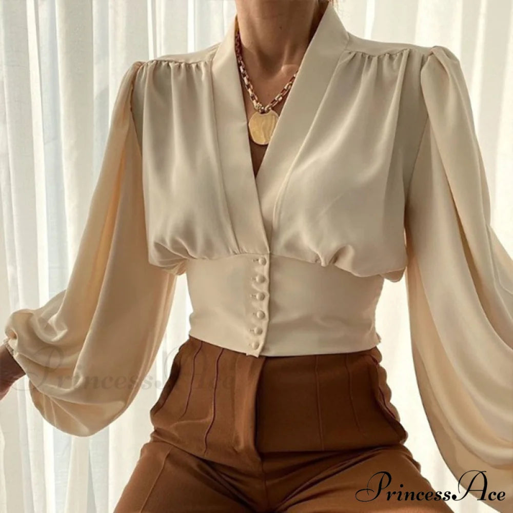 Betta Blouse Khaki / S