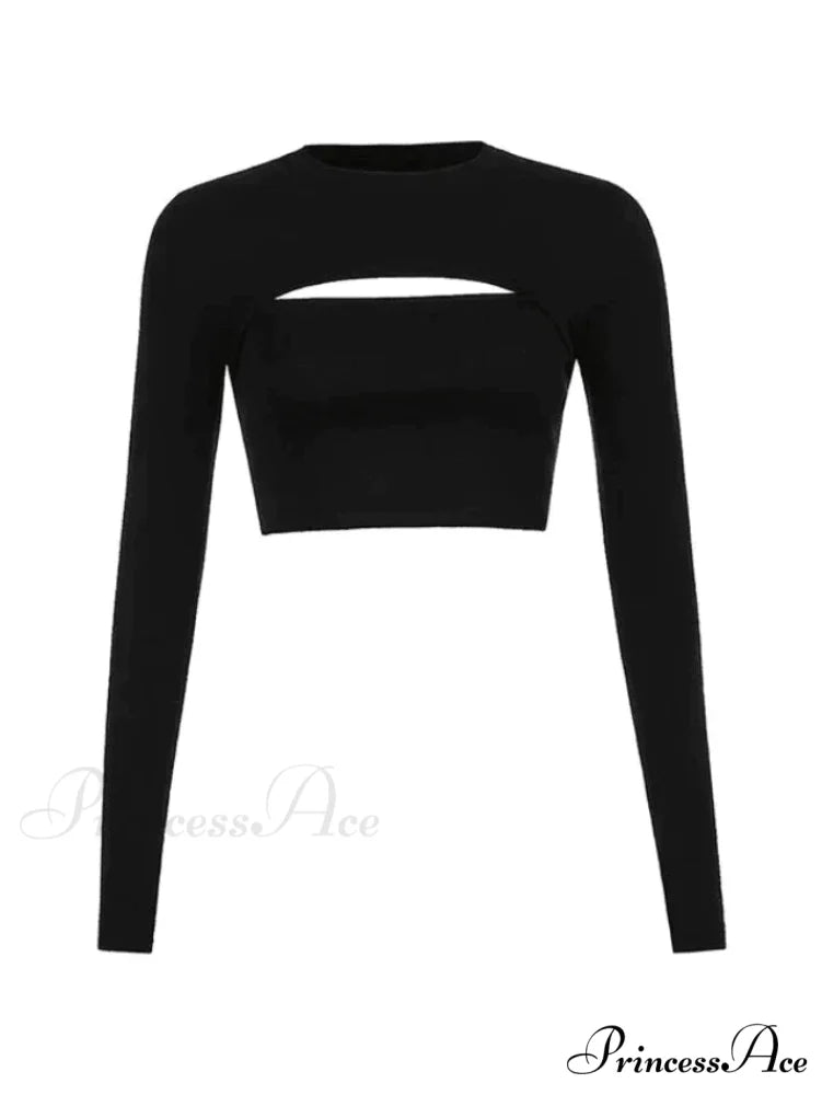 Black Cami Top & Modern Flare Leg Pants Set