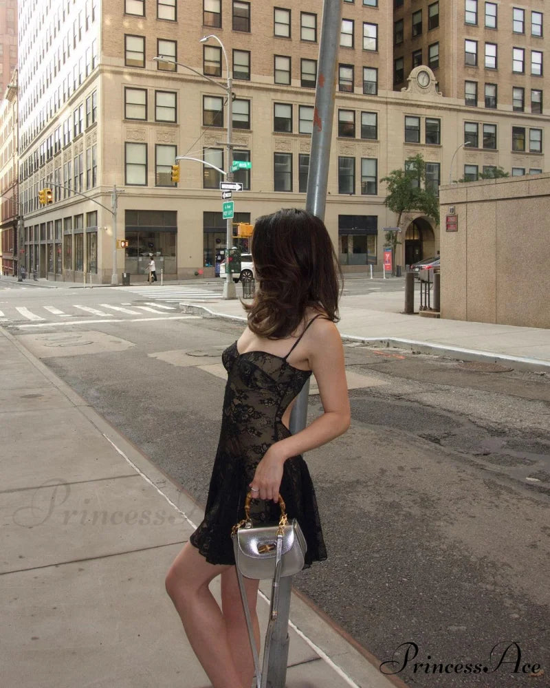 Black Rose Stylish Mini Dress 16 Days / 2 / XS / Black