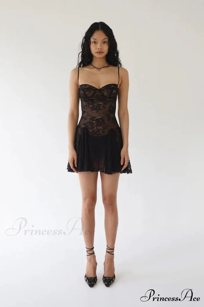 Black Rose Stylish Mini Dress 4 Days / 2 / XS / Black