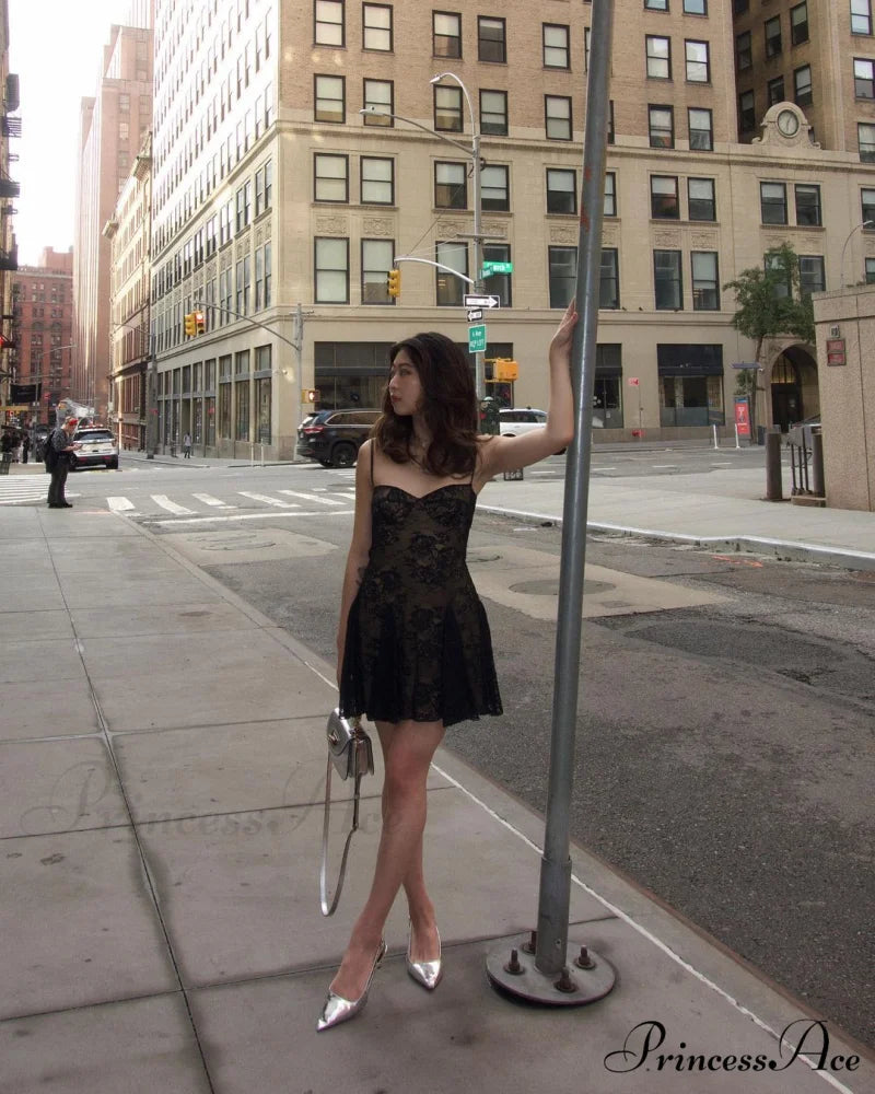Black Rose Stylish Mini Dress 8 Days / 2 / XS / Black