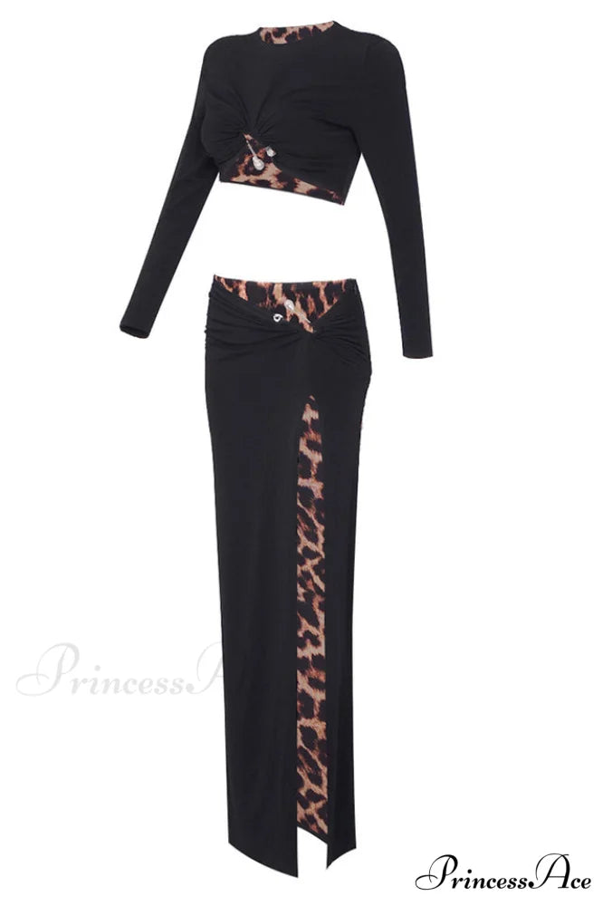Black Stretch Stylish Cady Maxi Dress