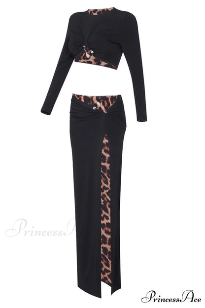 Black Stretch Stylish Cady Maxi Dress