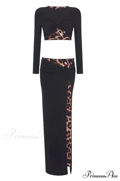 Black Stretch Stylish Cady Maxi Dress XS / Black