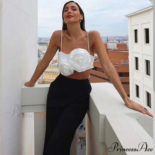 Bleached Pocket Graceful Cargo Jeans M / White