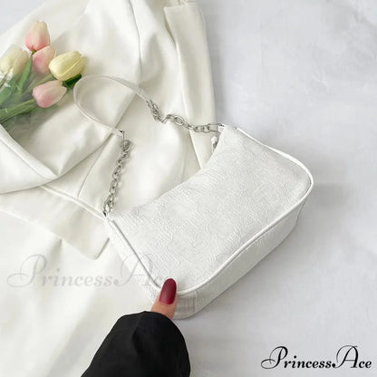 Blossom Design Handle Armpit Shoulder Bag color1 shoulder-250126