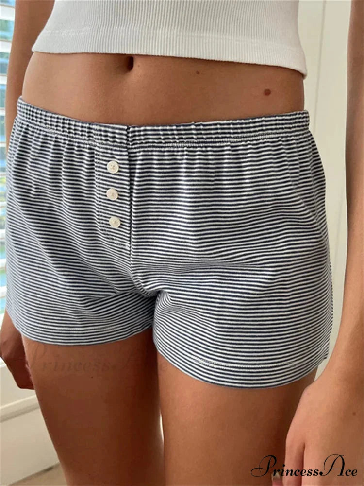 Blossoming Affection Banded Lounge Short grey / S short-250223