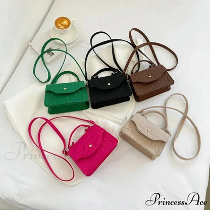 Blue Underarm Korean Style Shoulder Purse handbag-250126